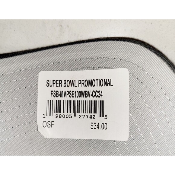 '47 MVP Super Bowl LVIII Las Vegas Adjustable Hat Promitional NFL 2024 NWT - Picture 5 of 7